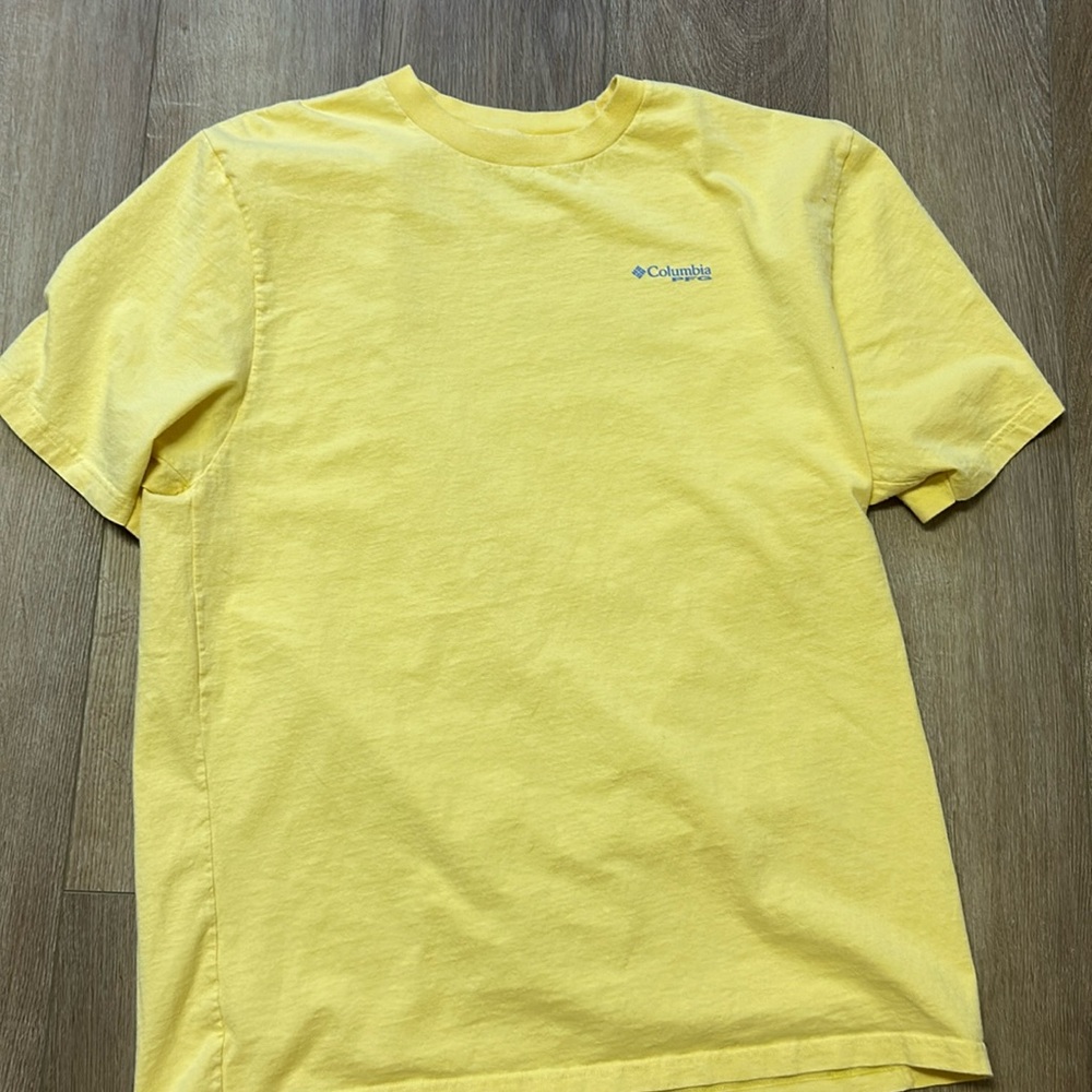 Columbia Men’s Yellow Short Sleeve Tall Tshirt